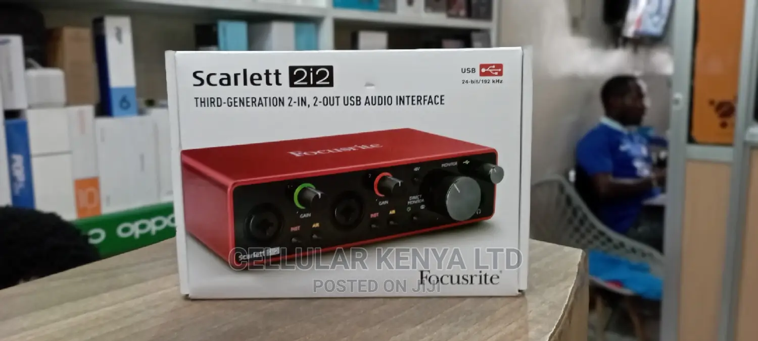 Focusrite Scarlett 2i2 2×2 USB Audio Interface