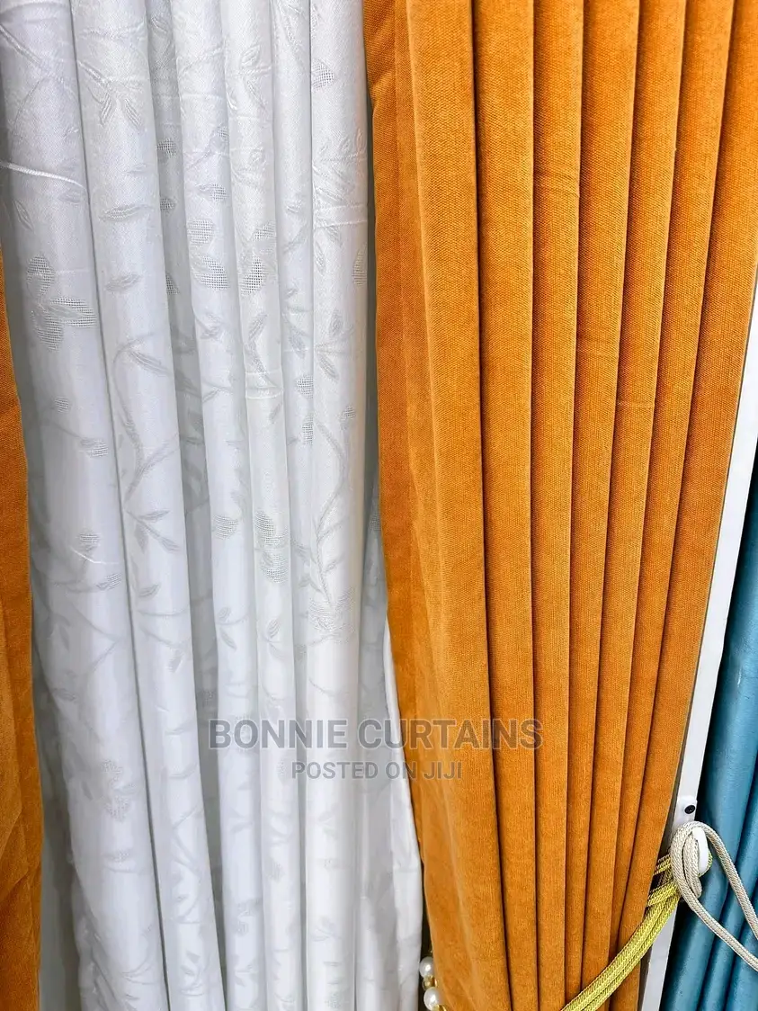 Green Modern Curtains and Sheers