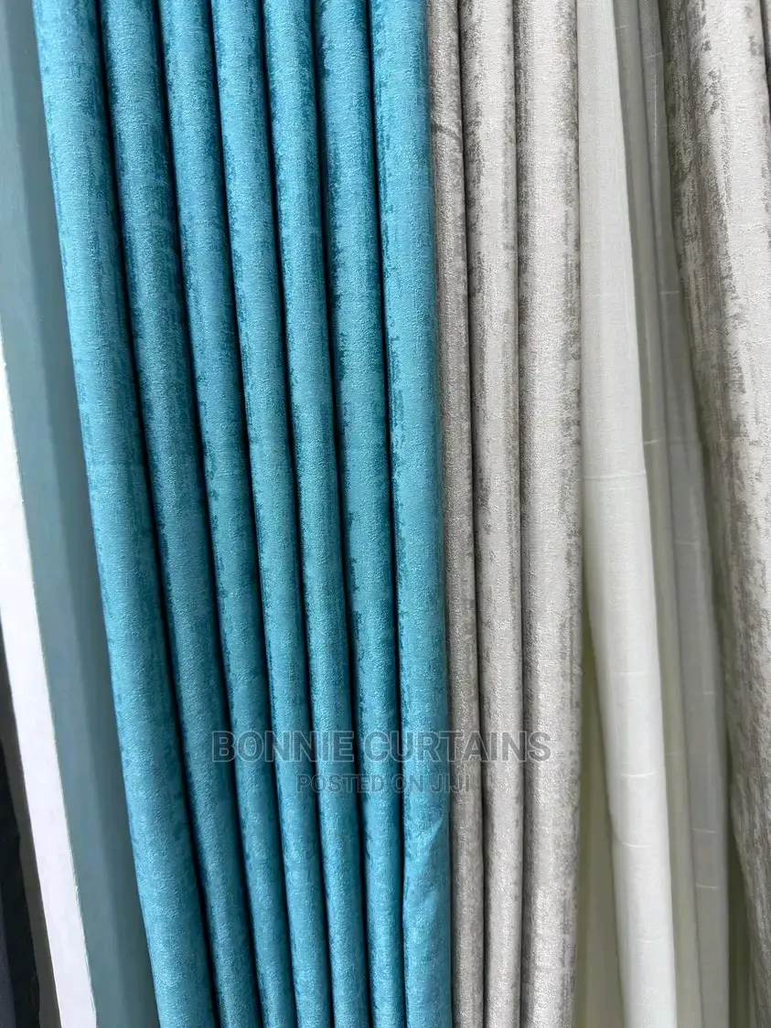Green Modern Curtains and Sheers