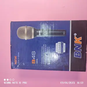 Gold Plated Head Wired Microphone