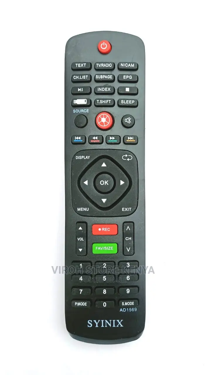Synix Digital Tv Remote