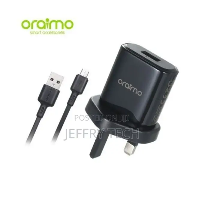 Oraimo Smart Fast Charger + Charging Cable