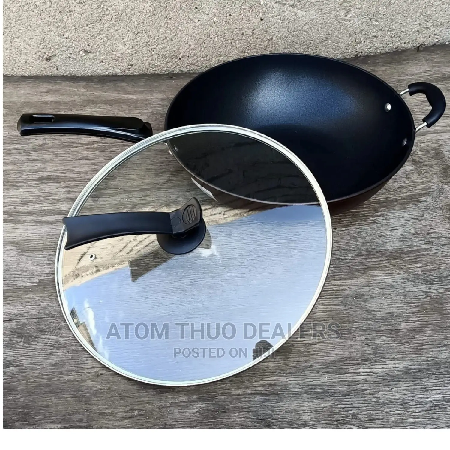 Wok Pan 34cm Available/ Mandazi Pan / Chip Pan