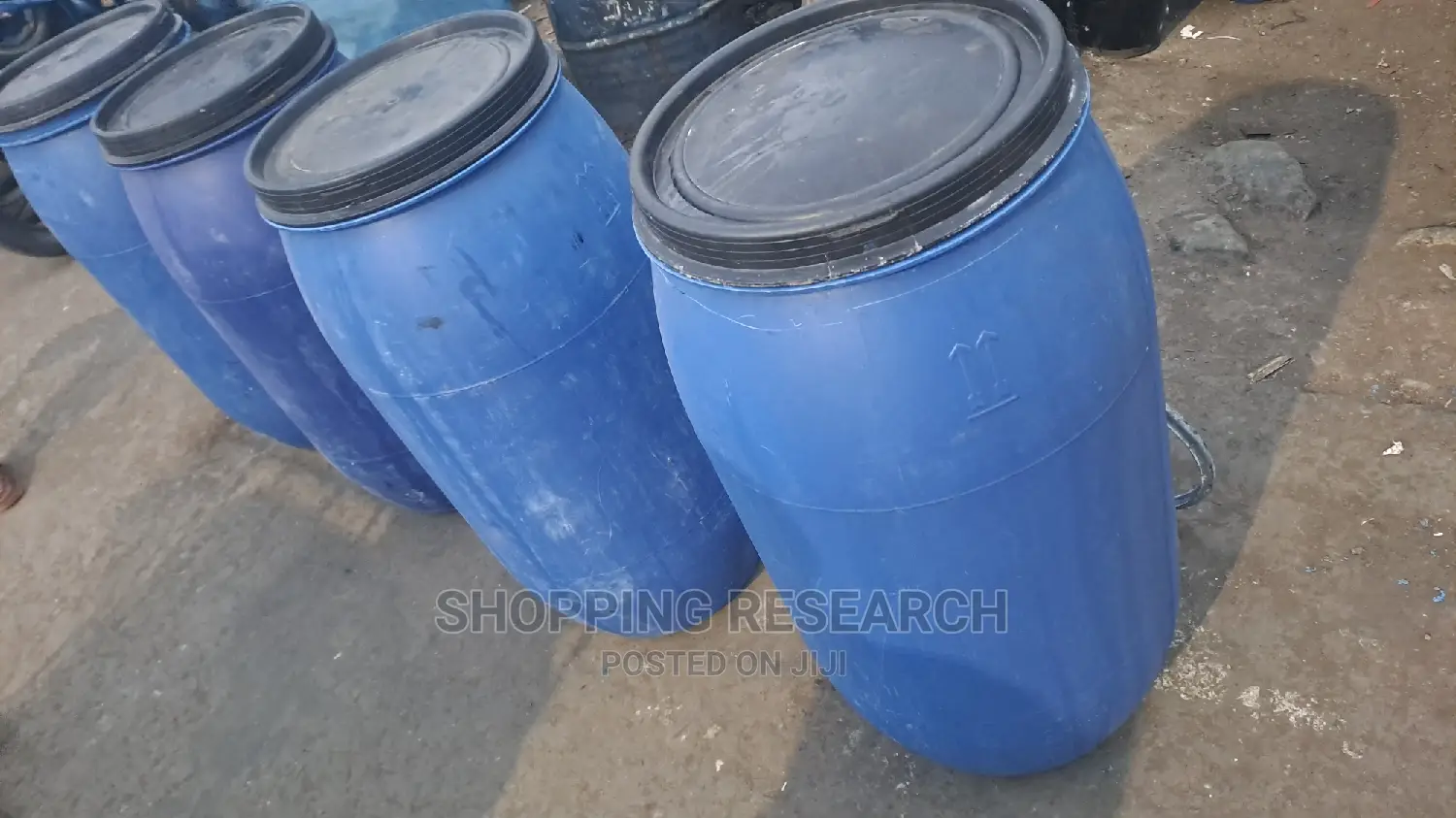 Plastic Drum With Lid And Top 160l