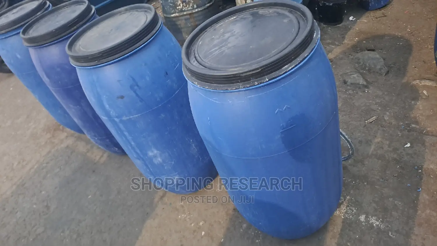 Plastic Drum With Lid And Top 160l
