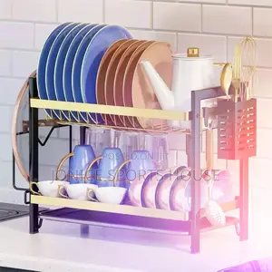 2 Layer Stainless Steel Dishracks