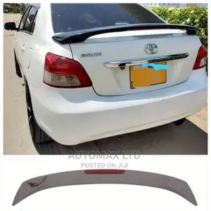 Toyota Belta G-Grade, Rear Boot Spoiler With Break Light,
