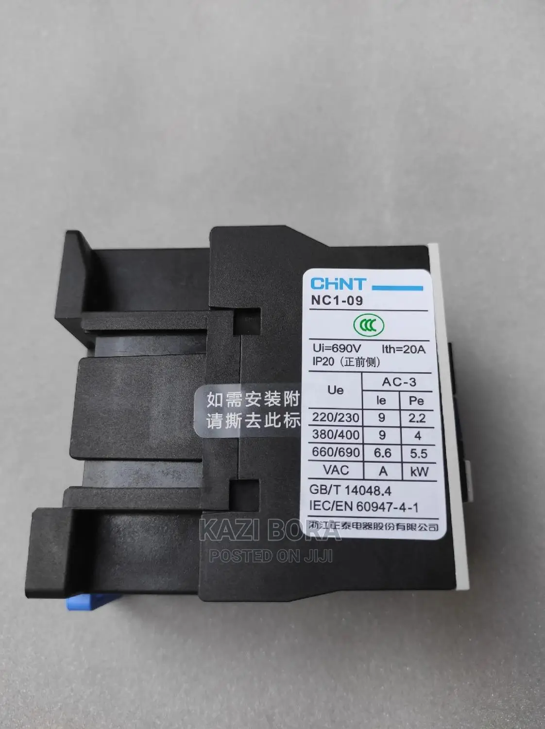 20A 3-Pole CHINT Contactor