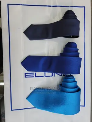 Blue Ties With No Pocket Square