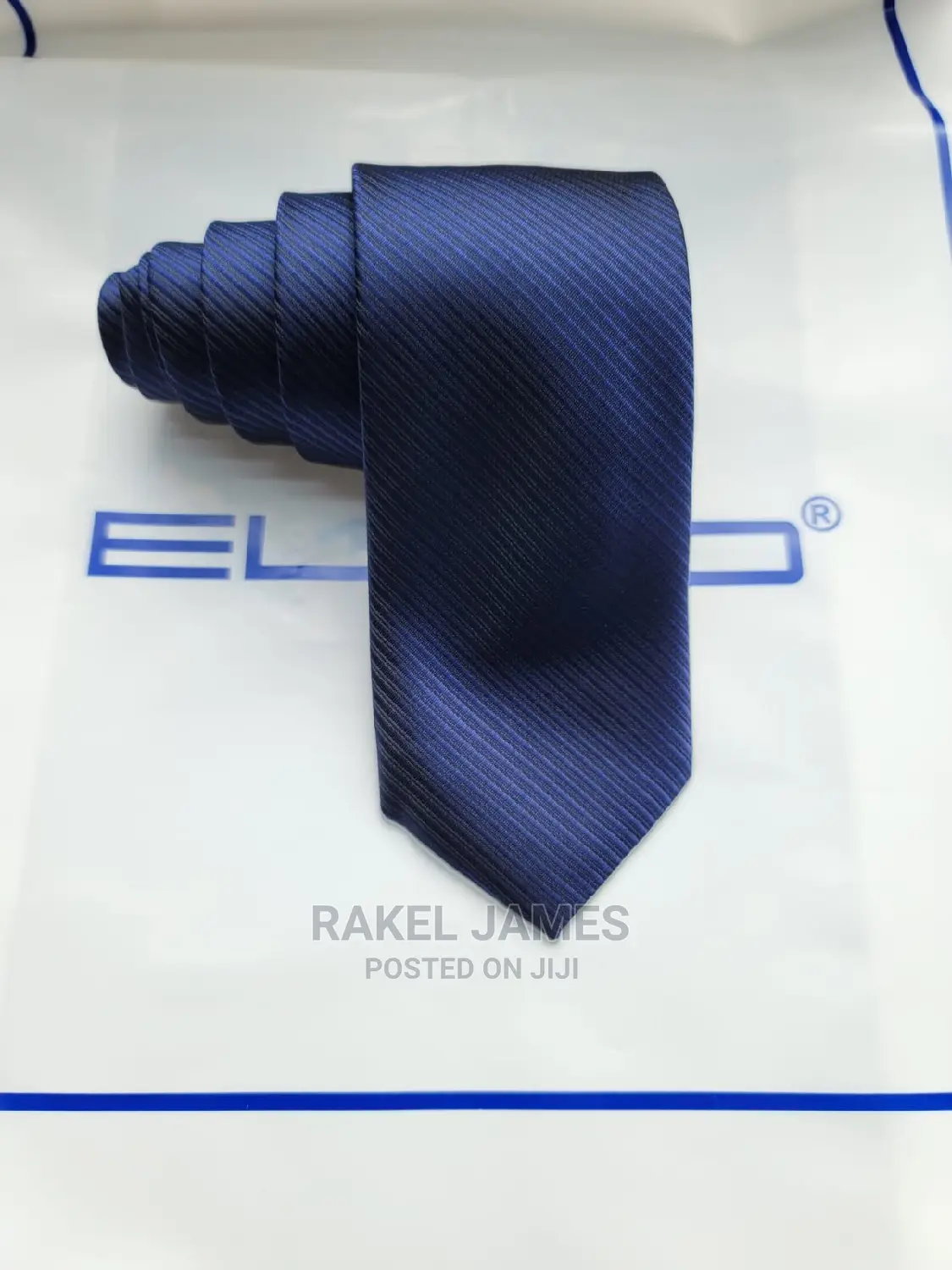 Blue Ties With No Pocket Square