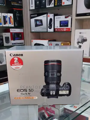 Canon Eos 5d Mark Iv DSLR Camera With 24-105mm F/4l Ii Lens