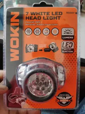 Wokin Headlamp Head Lamp Headlight Head Torch Bright LED 7pc