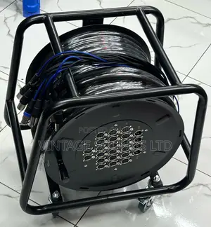 24 Channel 50m Snake Cable on Stage Rack