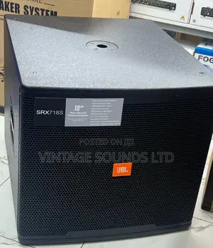 JBL Srx718s Compact Bass Subwoofer, Black