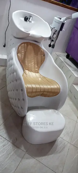 Vera White Shampoo Unit/Sink