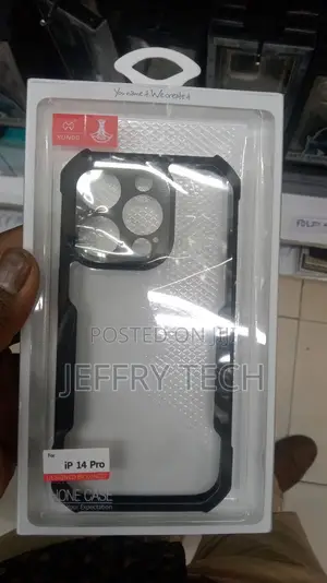 Luxury Transparent Back Cover Case for iPhone 14 Pro
