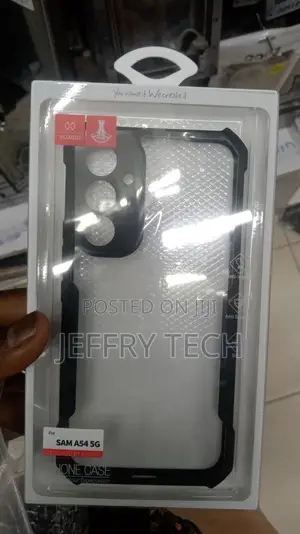 Back Cover Samsung Galaxy A54 Transparent Hard PC Back TPU