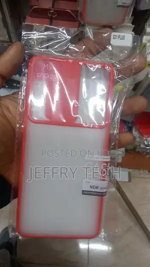 TPU Case Camshield Samsung Galaxy S21 Plus Red
