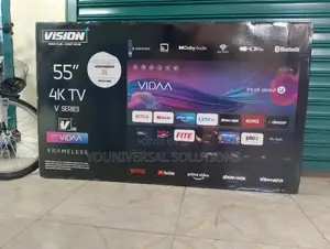 Brand New Vision 55 Inches -Uhd Smart Vidaa Digital Tv