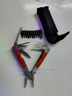 12 in 1 Pen Knife Multi-Purpose Tool With Screws and Pouch