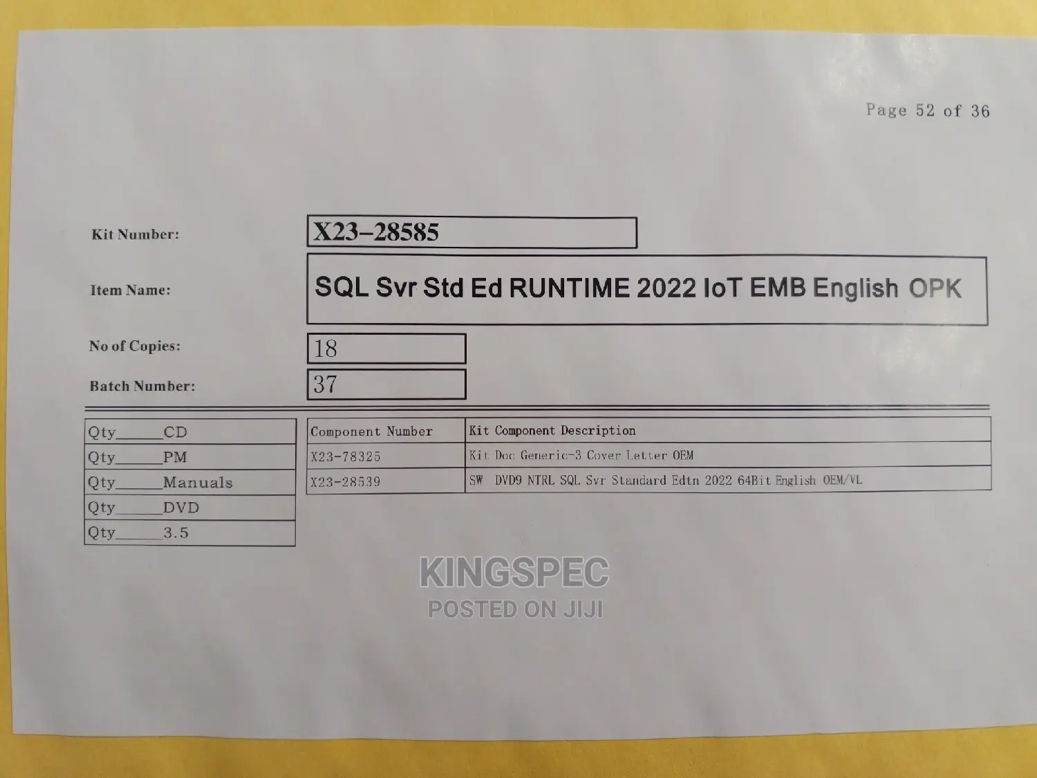 SQL Server Standard 2022