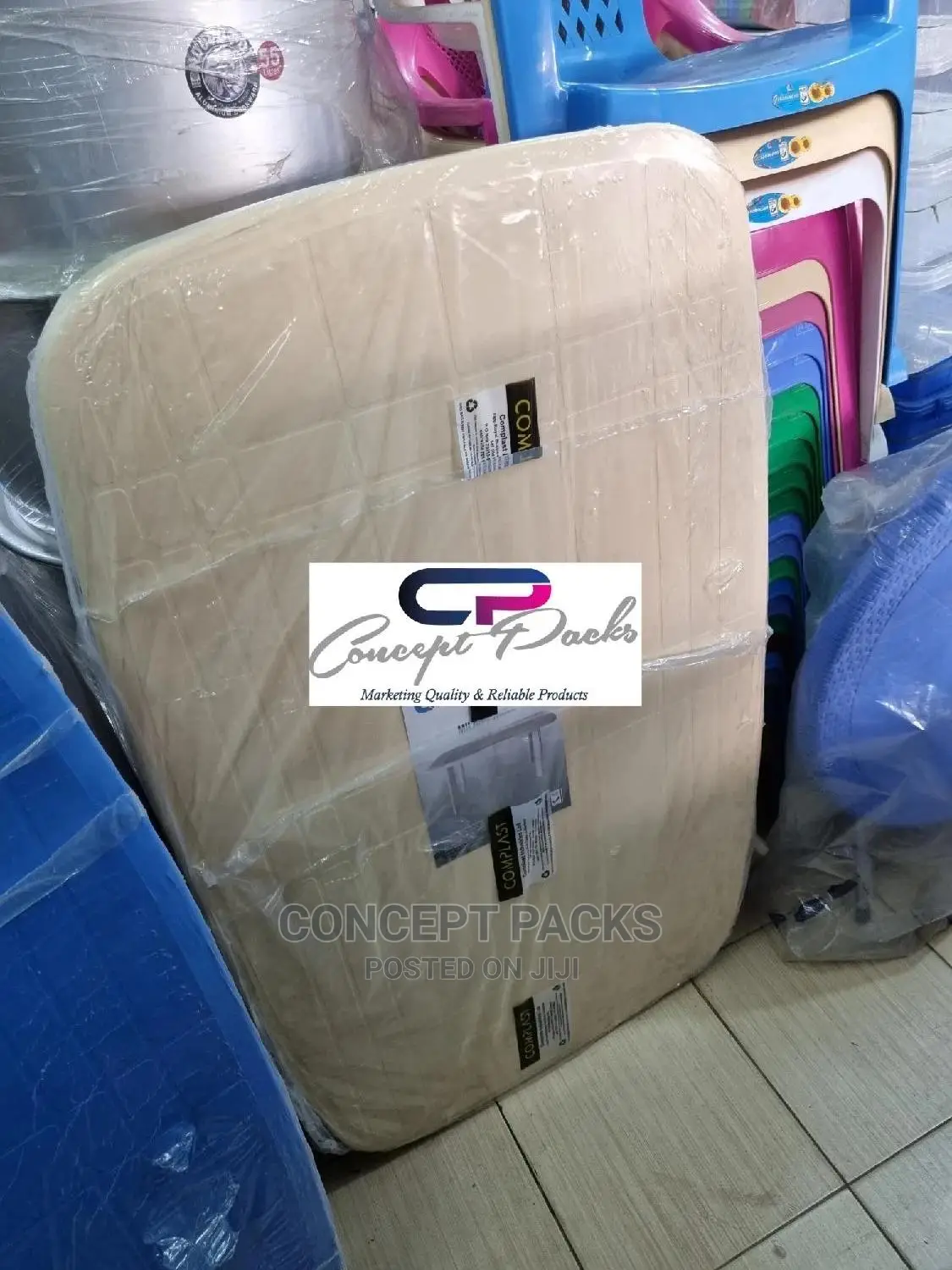 6 Seater Rectangle Plastic Table.