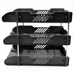 Office Filing Trays A4 Paper Storage Organiser 3 Tier