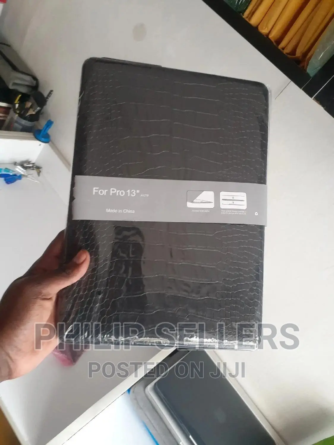 Crocodile Leather Hard Case Cover for Macbook Air 13 Macbook