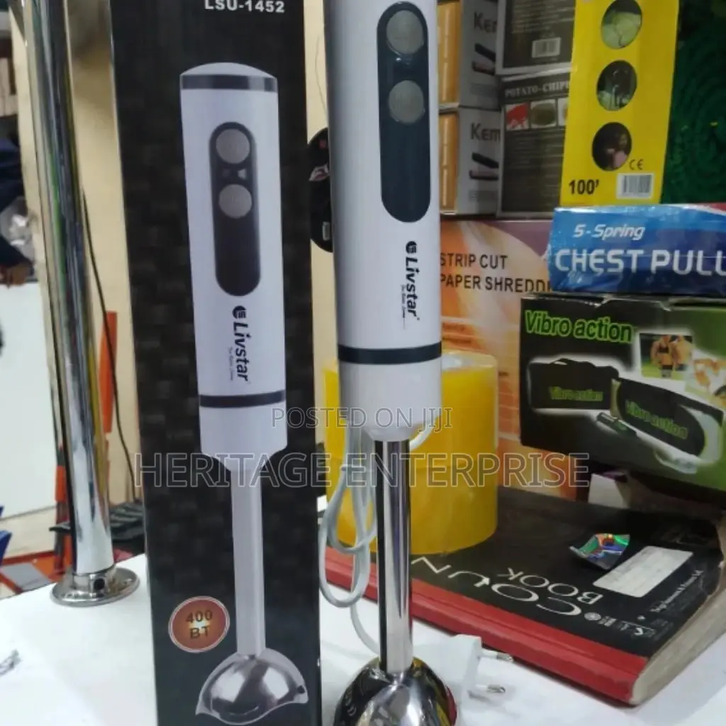 Handblender and 600ml Plastic Measuring Cup