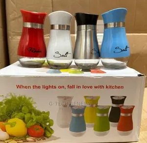 Salt Shaker Available in Red,White,Silver and Blue