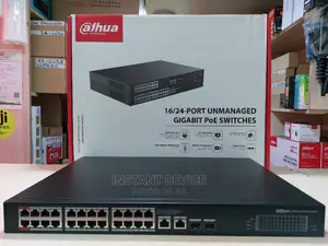Dahua 24-Port Unmanaged L2 Poe Switch