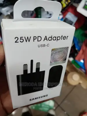 Samsung 25W Adapter Usb C Charger Black