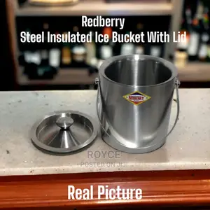 Stainless Steel Insulated Ice Bucket With Lid