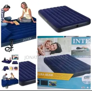 Intex Inflatable Air Mattress With Hand Pump - Different Sizes