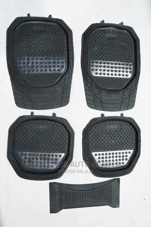 Black Chrome Floor Mats
