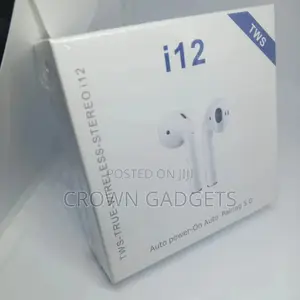 I12 TWS AIRPODS Bluetooth Earphones Touch Sensor