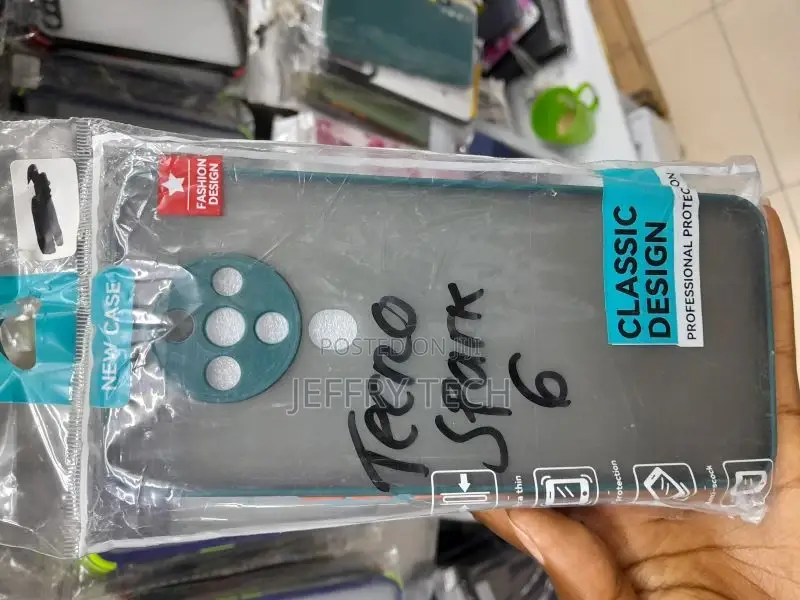 Protection Frame Back Cover Case for Tecno Spark 6