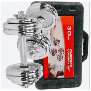 30kg Chrome Dumbbell Set