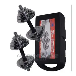 20kg Chrome Dumbbell Set