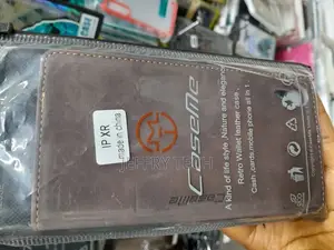 Retro Leather Case for iPhone XR Book Style Flip Wallet Mag
