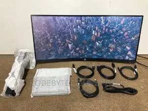 HP P34hc G4 34" WQHD USB-C Curved Monitor