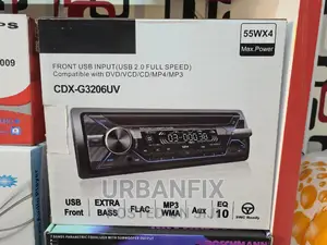 Sony Car Radio With Bluetooth, FM, Usb, Aux, CD, DVD