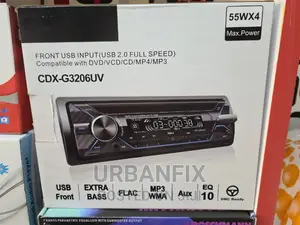 Brand New Car Radio With Bluetooth, FM, USB, Aux, CD, DVD