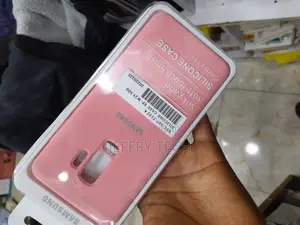 Samsung Silicone Cover for Samsung Galaxy S9 Plus Blauw