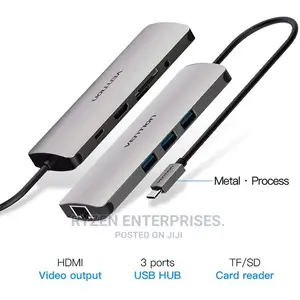 Vention Type C to Multi-Function 9 in 1 Docking Station
