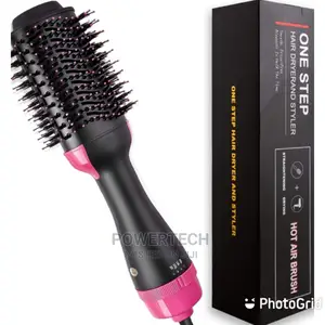 One Step Hot Air Brush Comb Hair Dryer,Curler Straightener