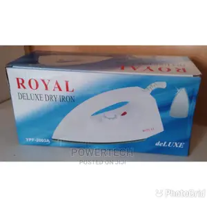 Royal Deluxe Dry Iron Electric Iron(1000W) White