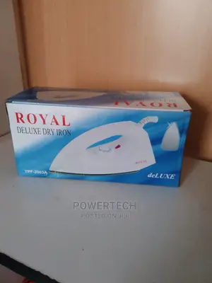 Royal Deluxe Dry Iron Electric Iron(1000W) White
