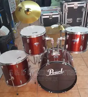 5 Piece Complete Pearl Drumset