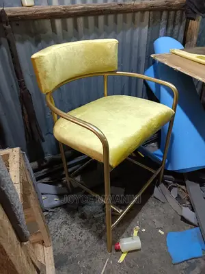 Styling Chair Gold and Yellow in Colour.